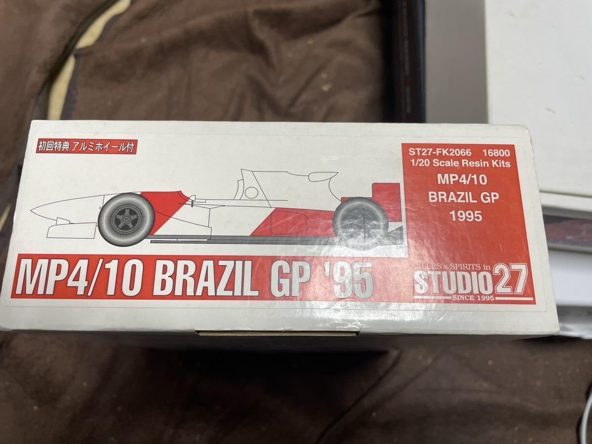 Amazon.co.jp: スタジオ27 製1/20 マクラーレンMP4/10 ブラジルGP #7 M